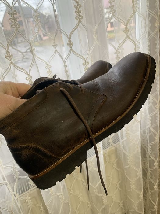 Шкіряні чоловічі ботінки ROCKPORT Made in India оригінал