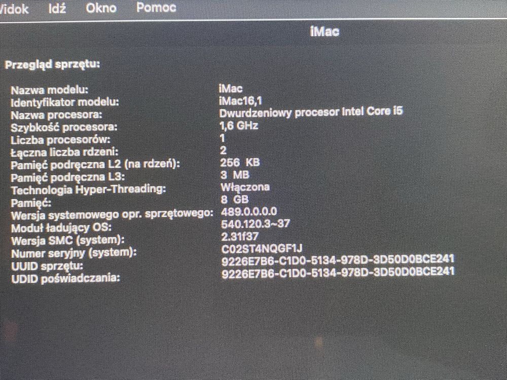 IMac 21,5 Late 2015