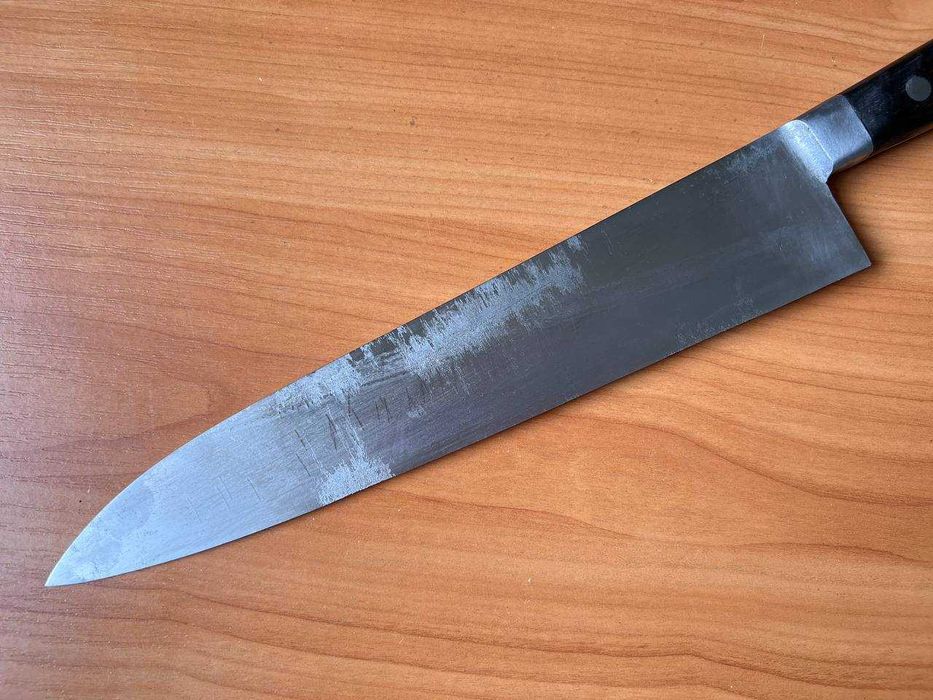 Кухонный японский Шеф-нож Гьюто Sukehísa из углеродистой стали 270мм