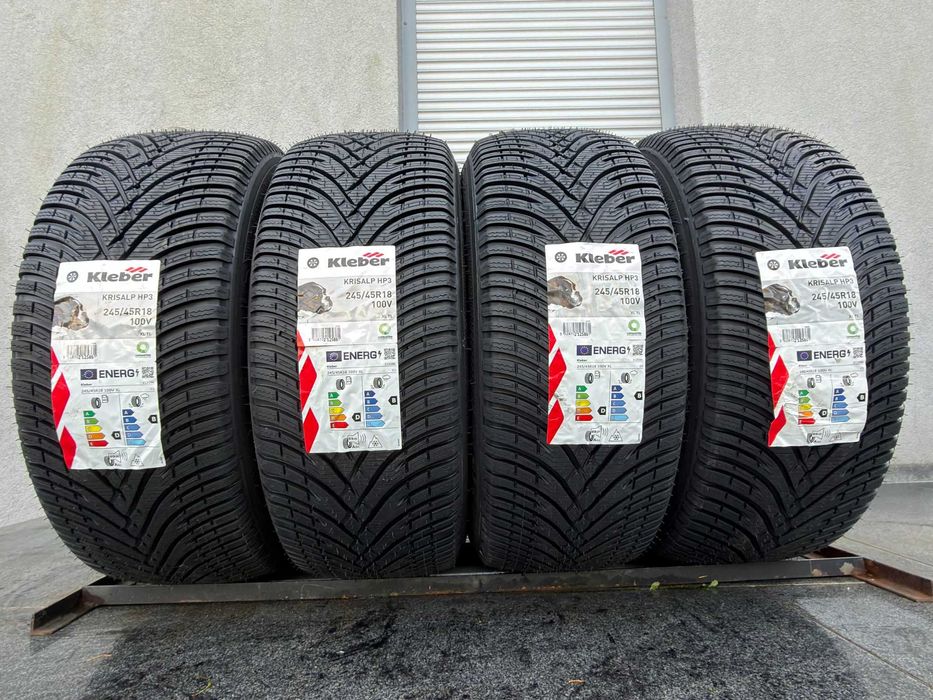 4szt zimowe 245/45R18 Kleber Krisalp HP3 100V XL D,B,69db 5lat gwaranc