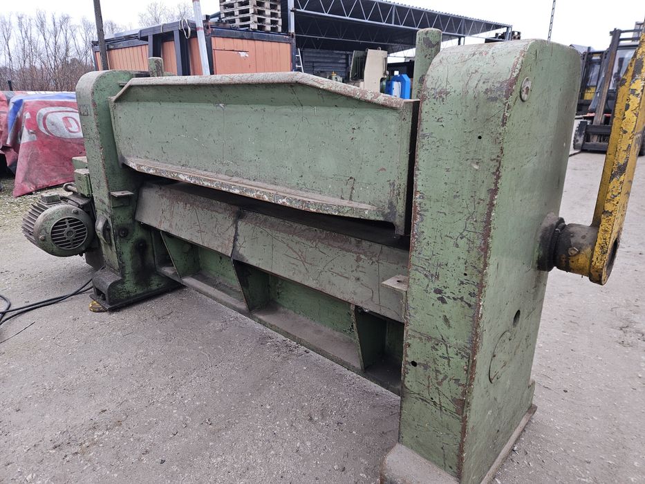 Zaginarka do blachy krawędziarka prasa mechaniczna 1500x6.5 mm