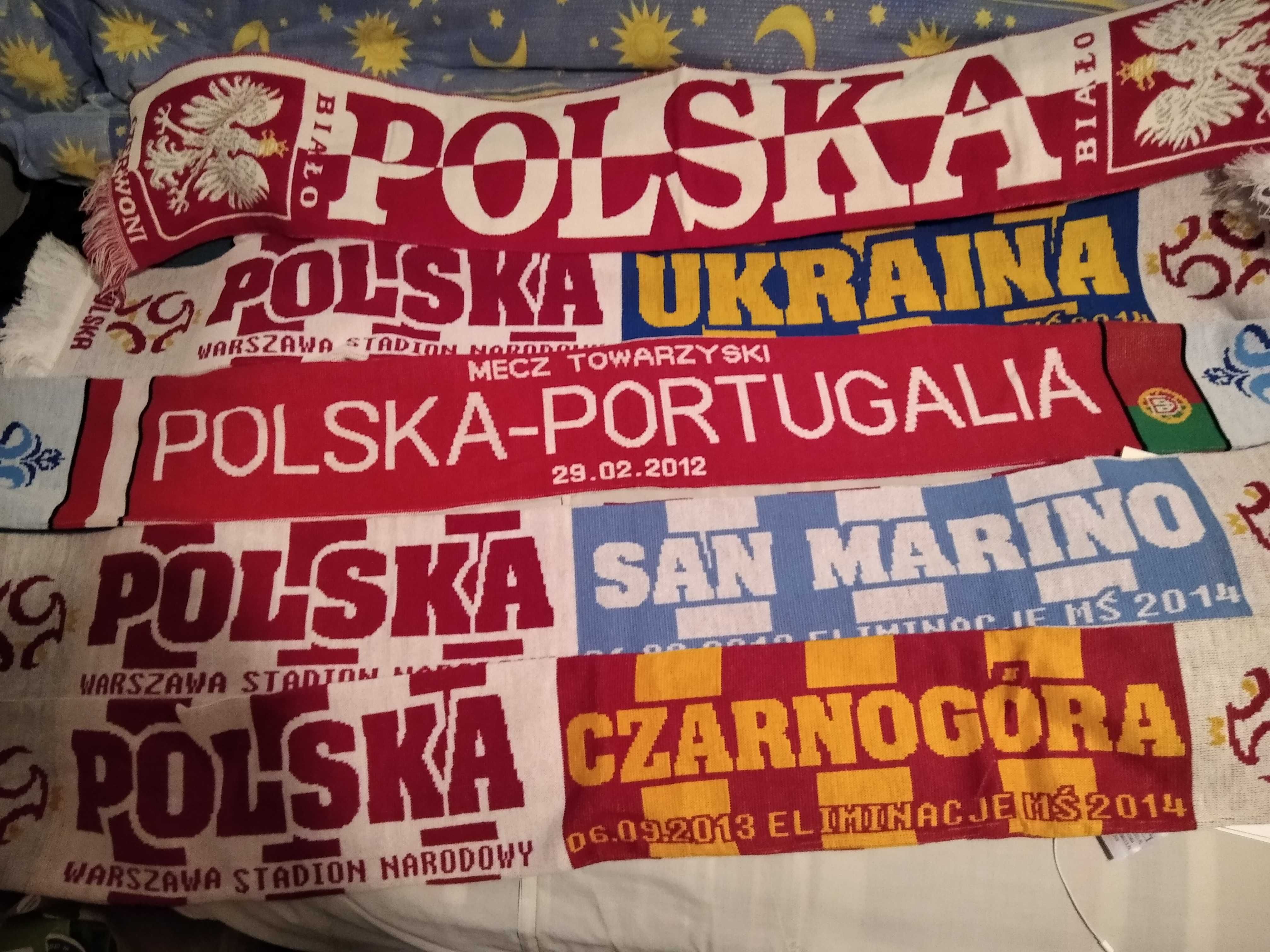 Szaliki Polska-San marino, Polska-Czarnogóra, Polska-Ukraina,