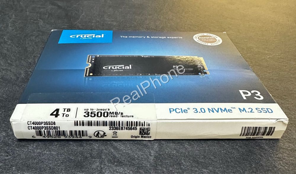 SSD Crucial P3 4TB