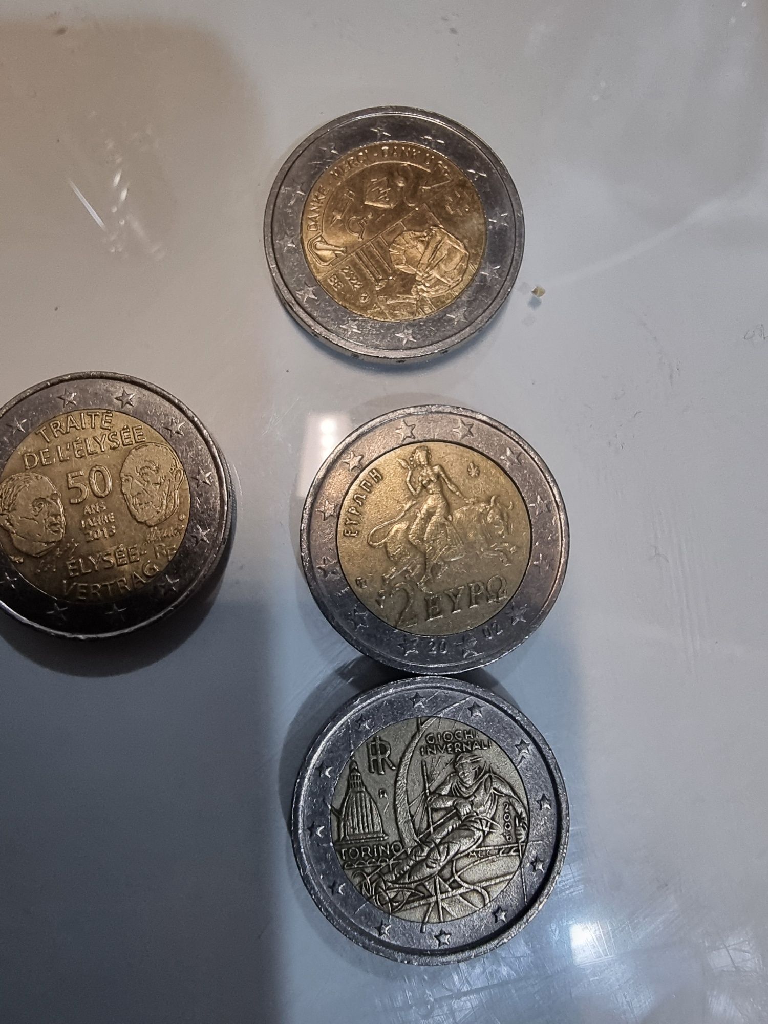 Vendo moedas de 2 euros