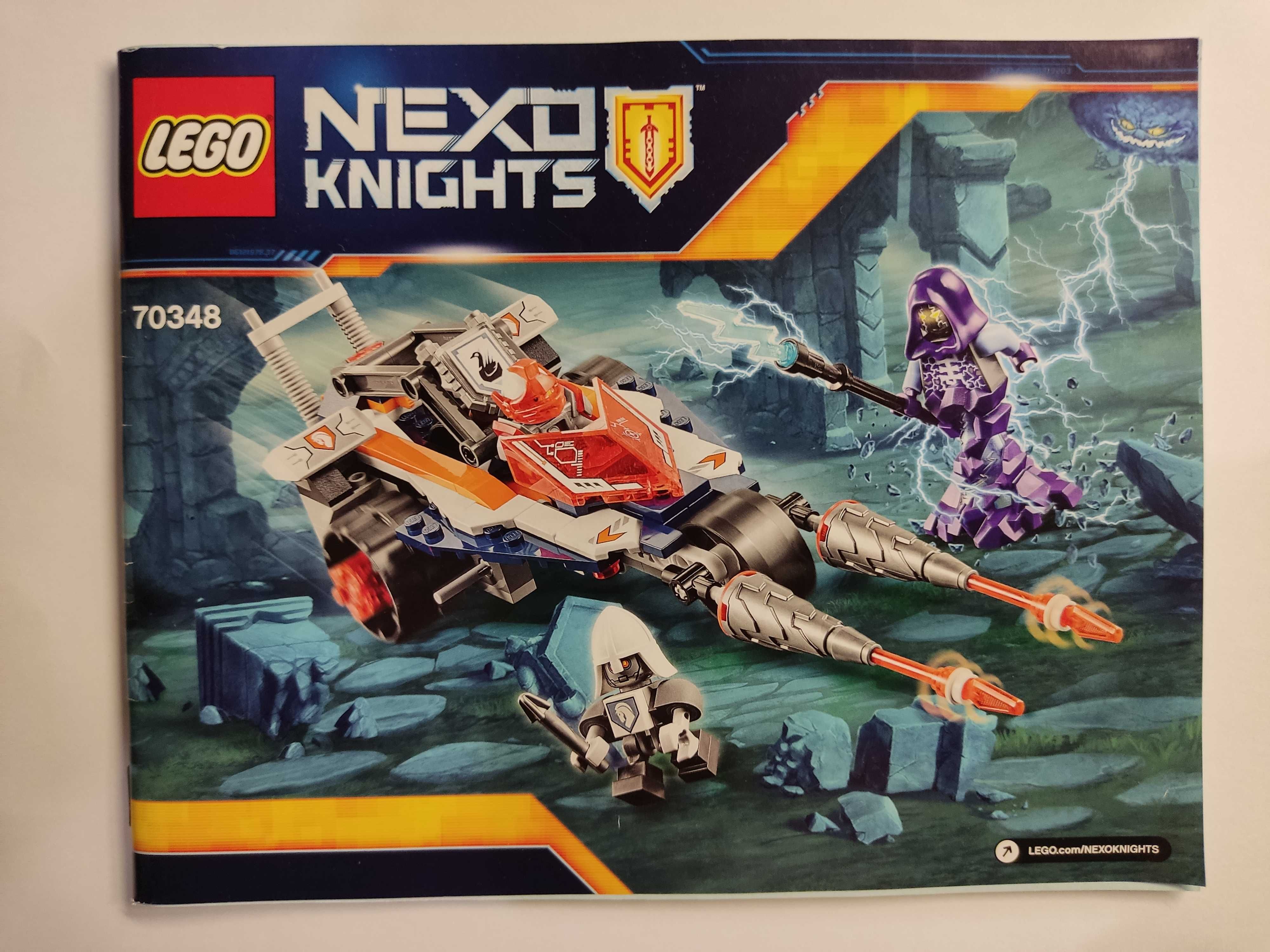 Конструктор LEGO NEXO KNIGHTS Турнирная машина Ланса 70348 216 деталей