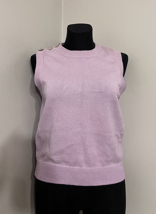 Вязаний жилет