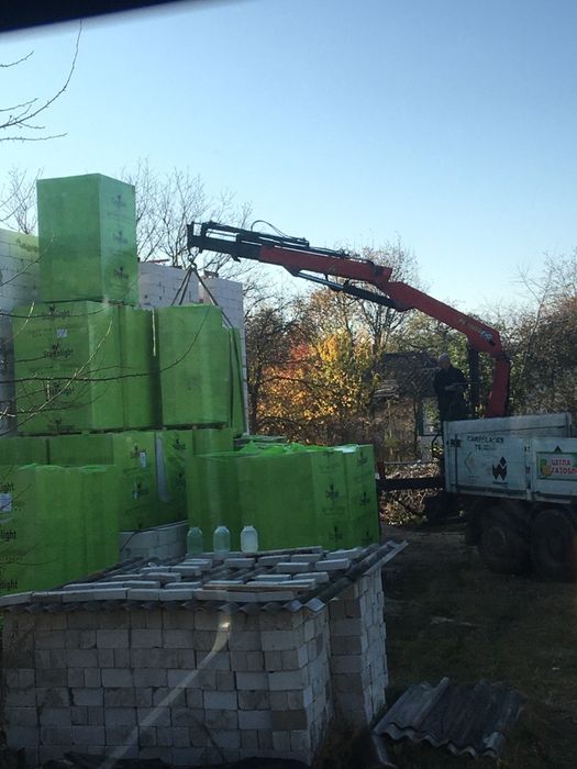 Услуги крана-манипулятора от 15 до 40 тонн, одиночка, фура, сцепка