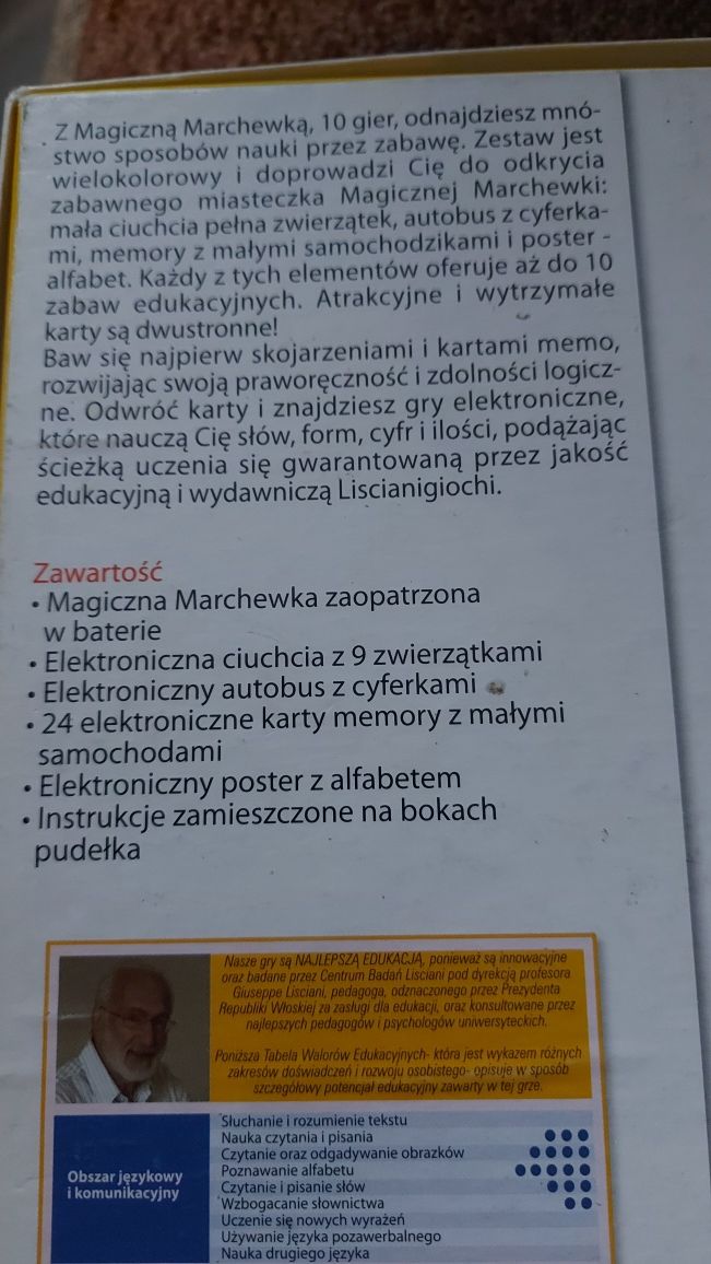 Gra edukacyjna KAROTKA 10 gier + Marcheweczka