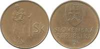 Słowacja, Słowenia 1 korona 1993