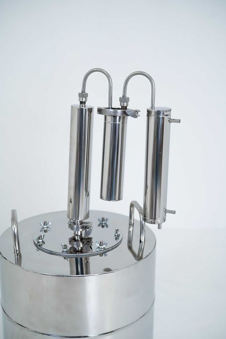 Аппарат дистиляційний СТАНДАРТ 50л. з двома сухопарниками Бімбер