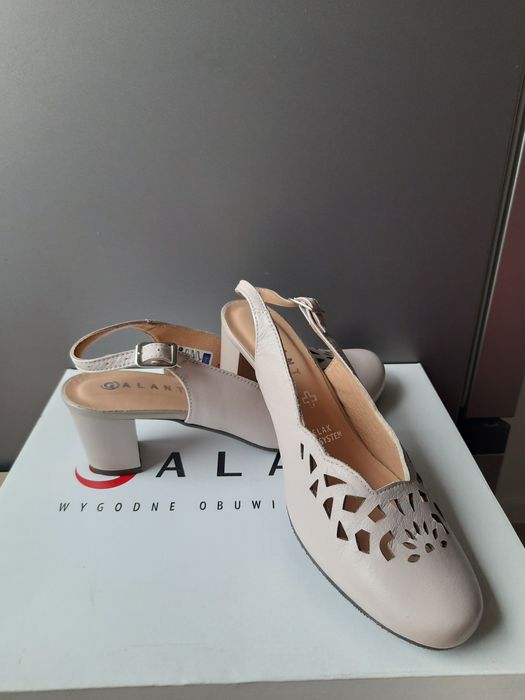 Buty damskie wiosenne beżowe, Galant, 39