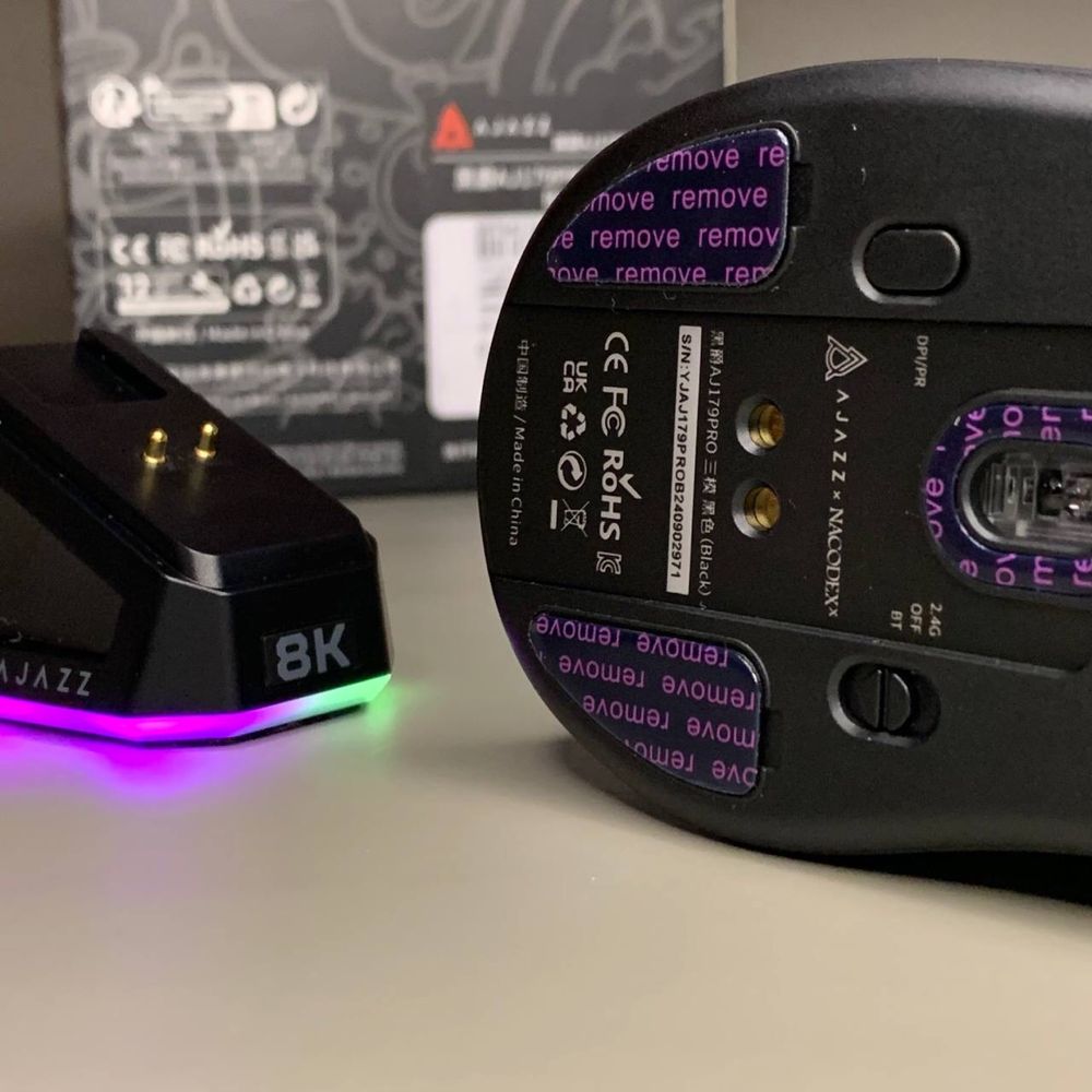 Бездротова ігрова мишка AJAZZ AJ179 PRO PAW3395 Оригінал! DPI 26000