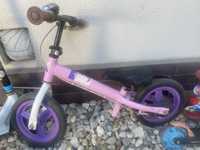 Btwin decathlon rower rowerek biegowy rozowy dla dziewczynki