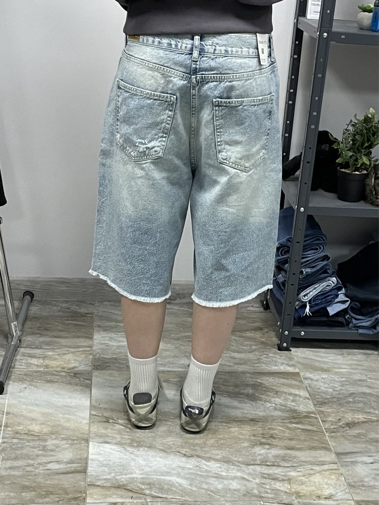 Широкі нові джинсові шорти baggy rap y2k широкие шорты реп как big boy