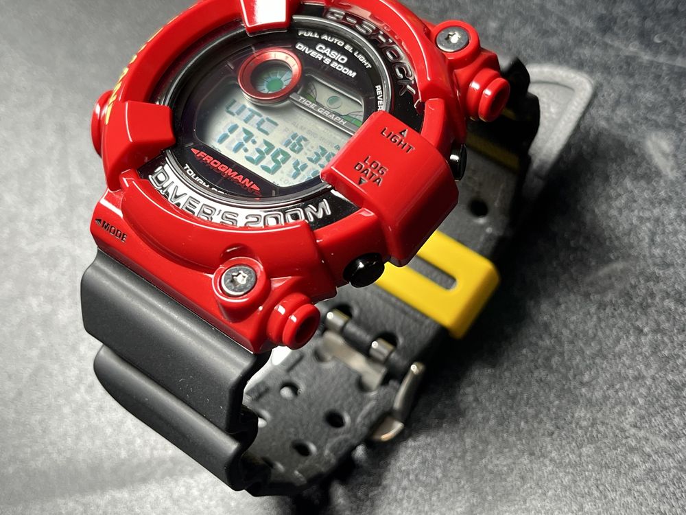 Casio G-shock Frogman GF-8250er mod red