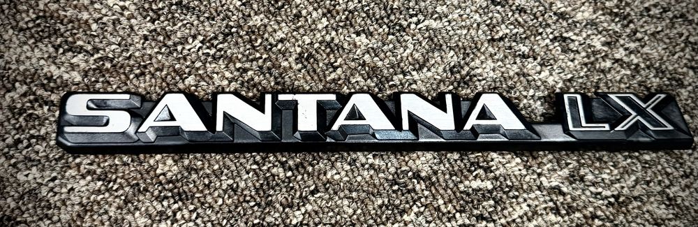 Znaczek, emblemat Santana LX na tylną klape- Vw Passat B2/Santana.