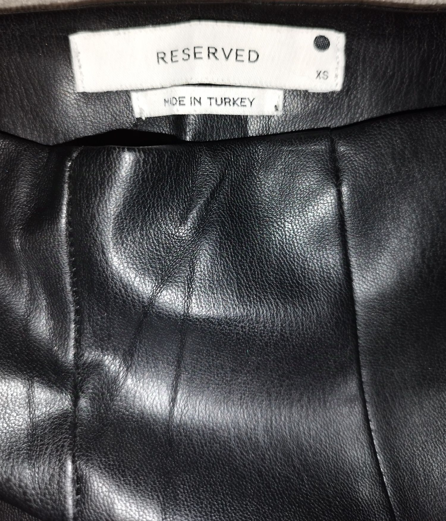 Spodnie skórzane damskie xs Reserved