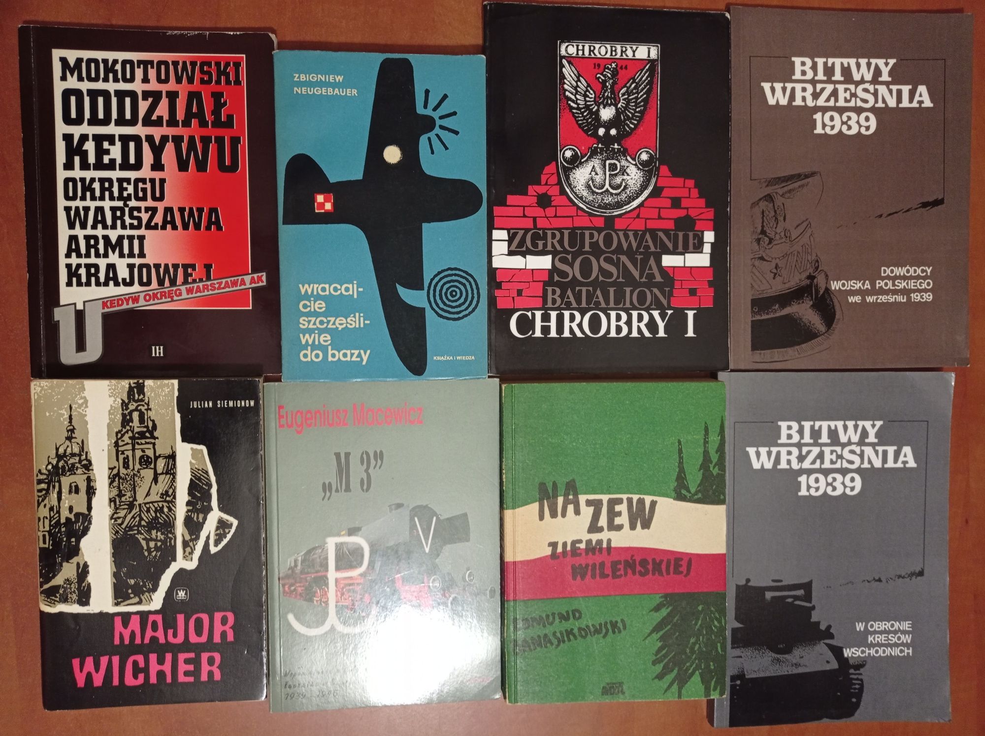 15 książek AK Powstanie Warszawskie Bitwy Września Zgrupowanie Sosna