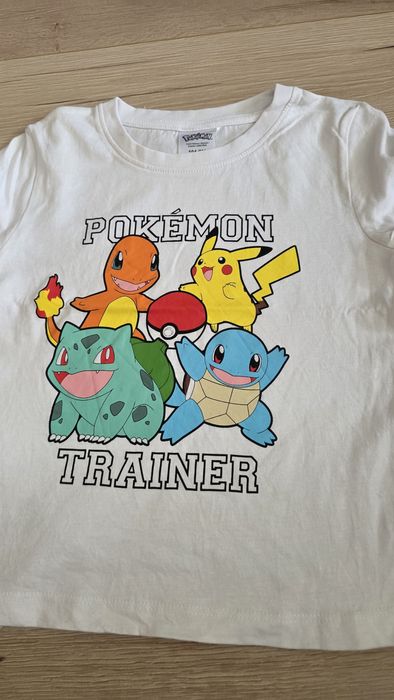 Bluzka bluzeczka koszulka Primark r.104 Pokemon