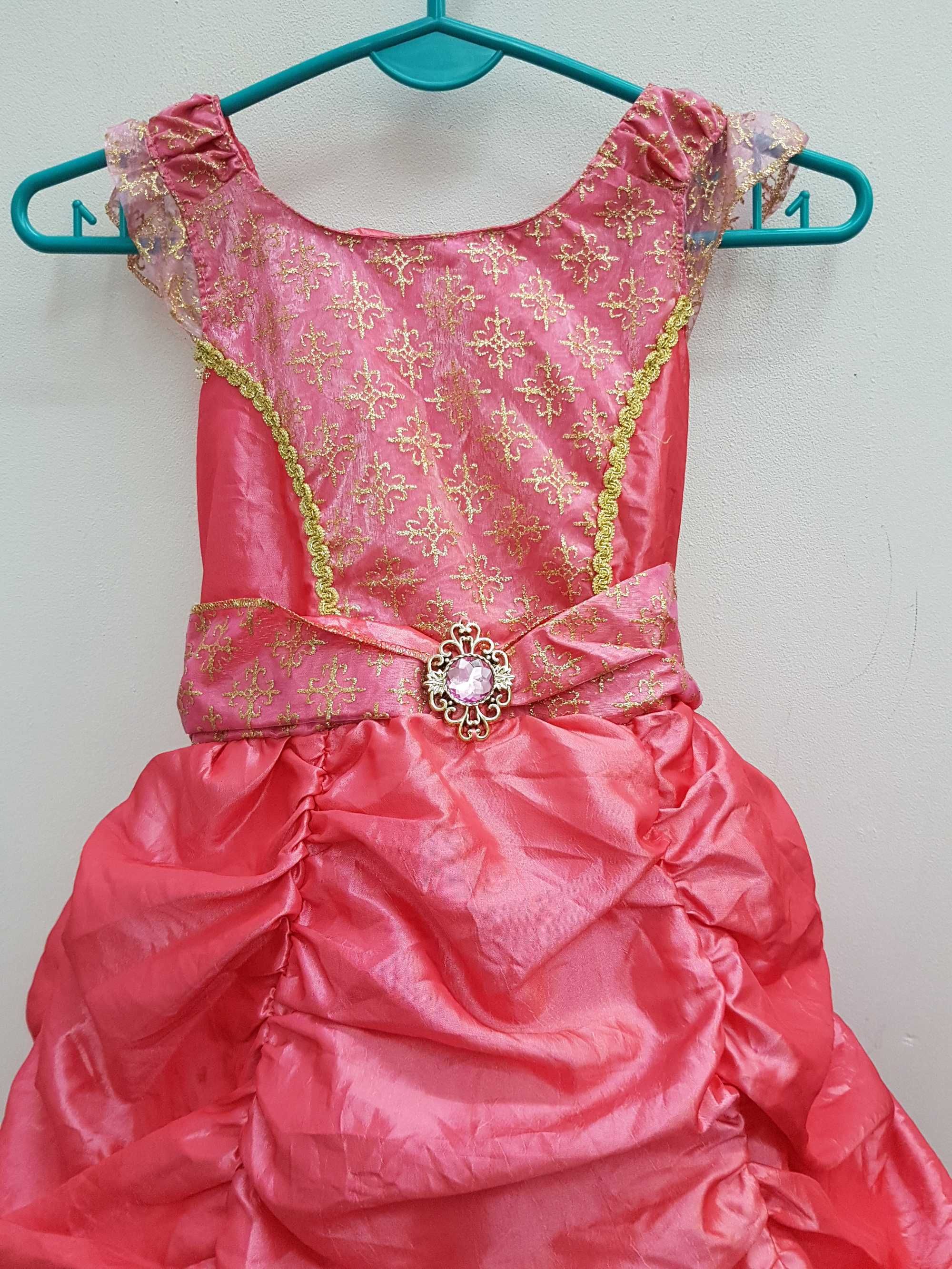 Sukienka przebranie księżniczka rozmiar 122 cm A1461