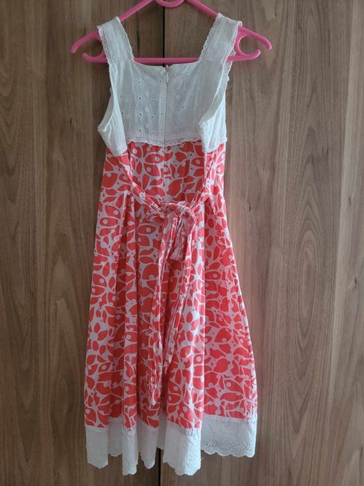 Sukienka na ramiączkach dla dziewczynki na lato rozmiar 134 AquaMARINE