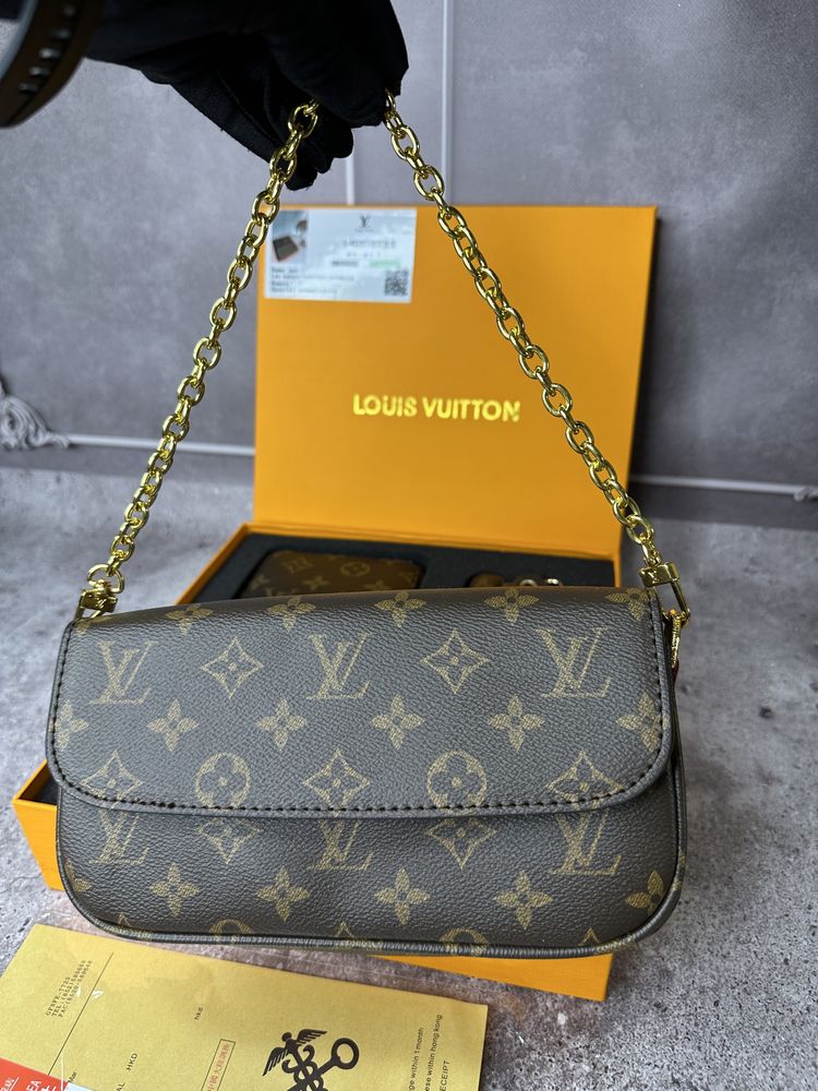 Сумка клатч Louis Vuitton LV жіноча сумка Люкс якості