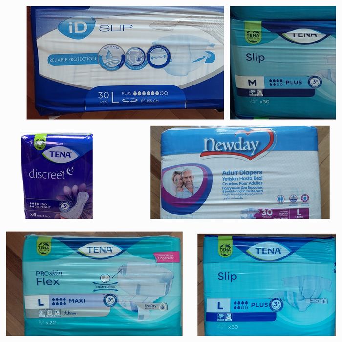 Підгузки памперс для дорослих TENA L ProSkin; TENA М, L; ID L; NEWDAY