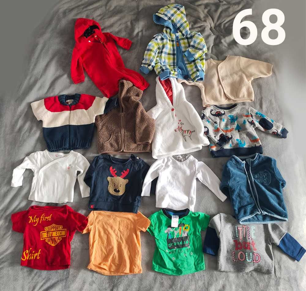 Ubranka dziecięce, niemowlak - set rozmiar 68