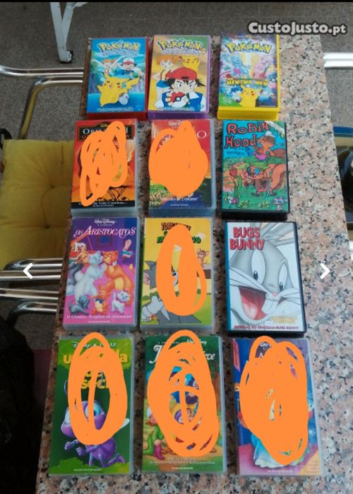 Filmes VHS originais