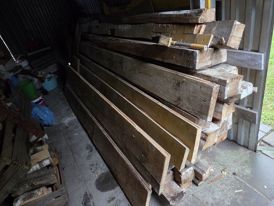 Sprzedam bale ze starej podłogi. 60lat