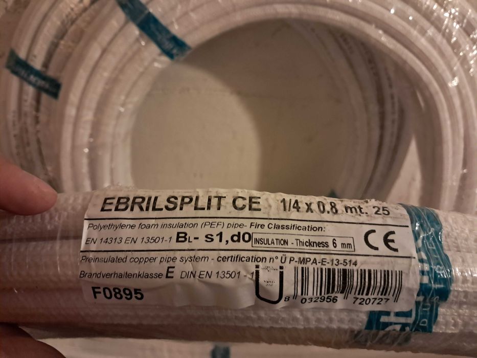 Rurki miedziane izolowane do klimatyzatorów