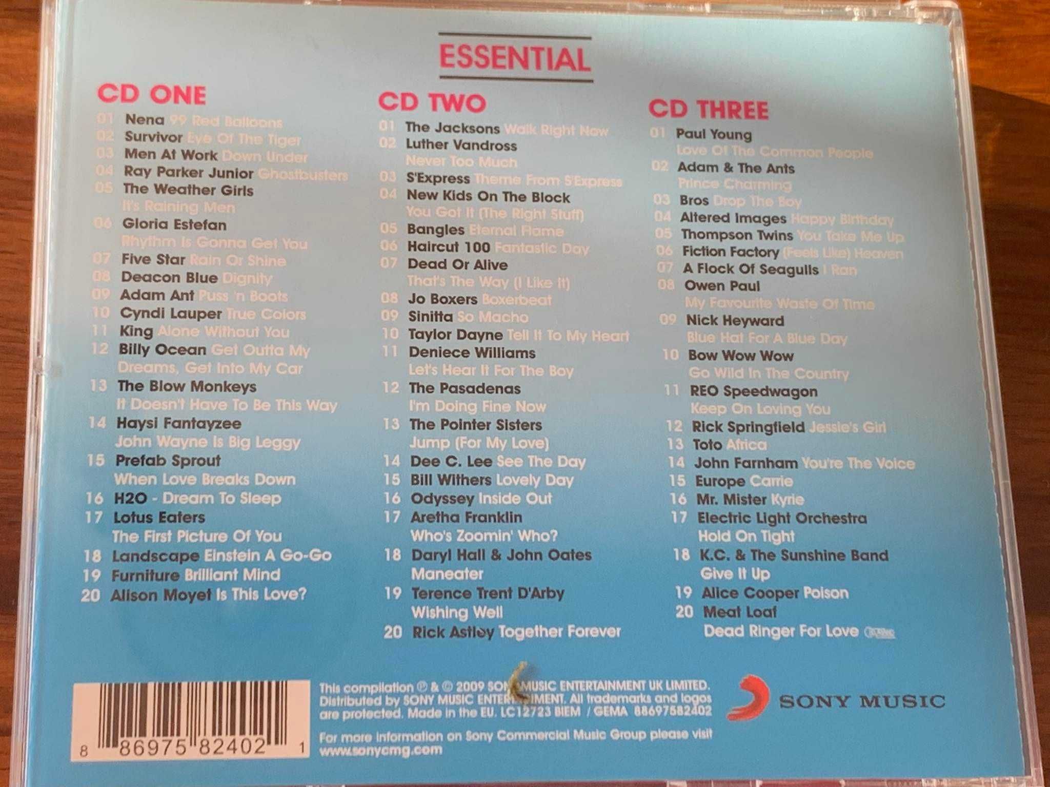 Essential The 80's - 3CD - stan EXTRA +! (rare)