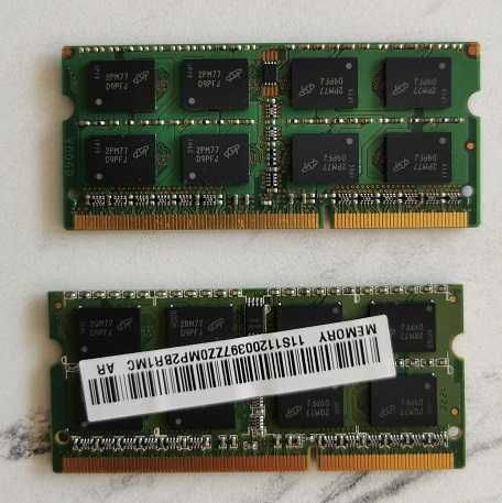 Pamięć RAM do Laptop -a 8GB  DDR3 2x 4GB (Gwarancja Rozruchowa)