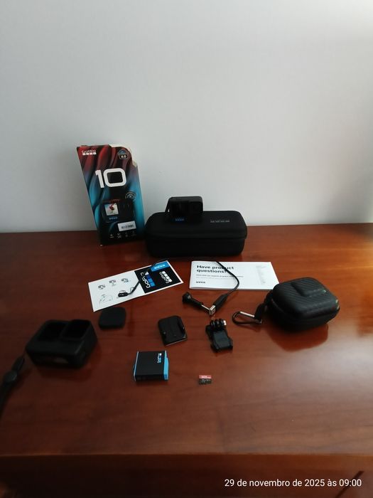 GoPro 10 Black + cartão 128gb