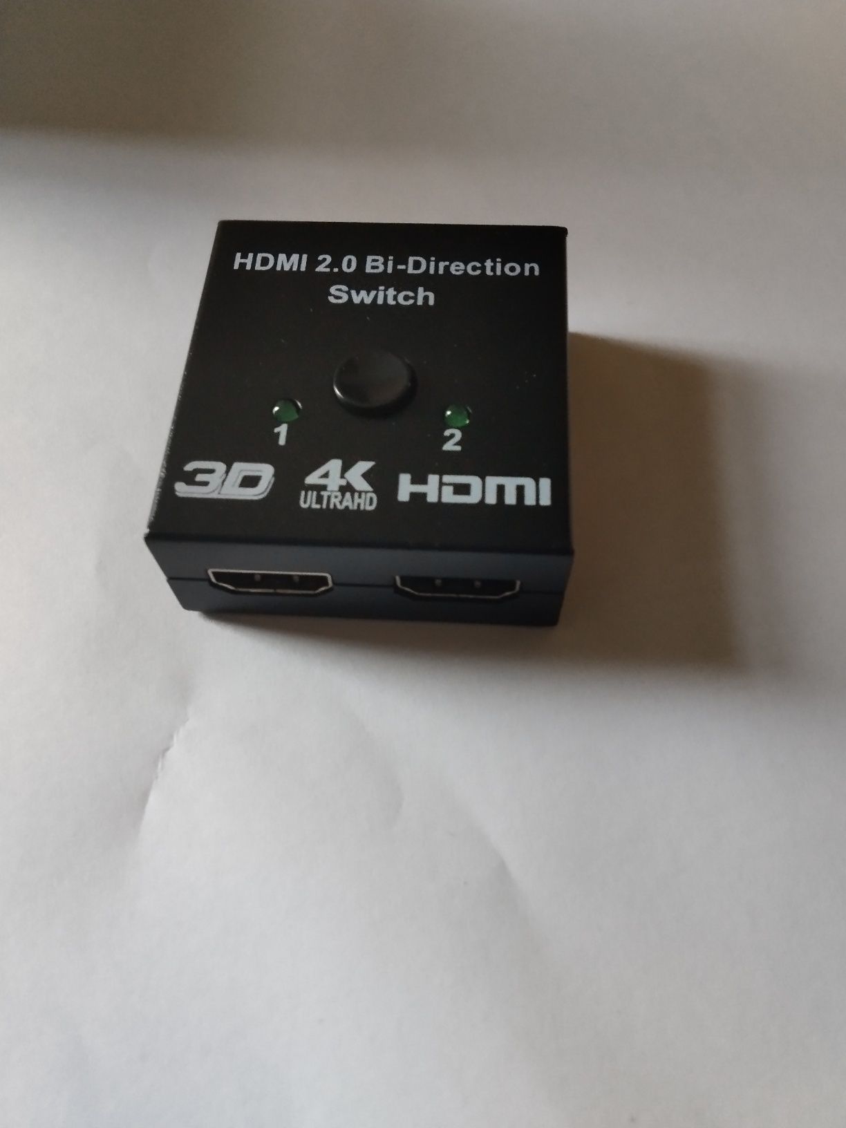 Rozgałęziacz HDMI na  2x HDMI z przełącznikiem dwukierunkowy przesył