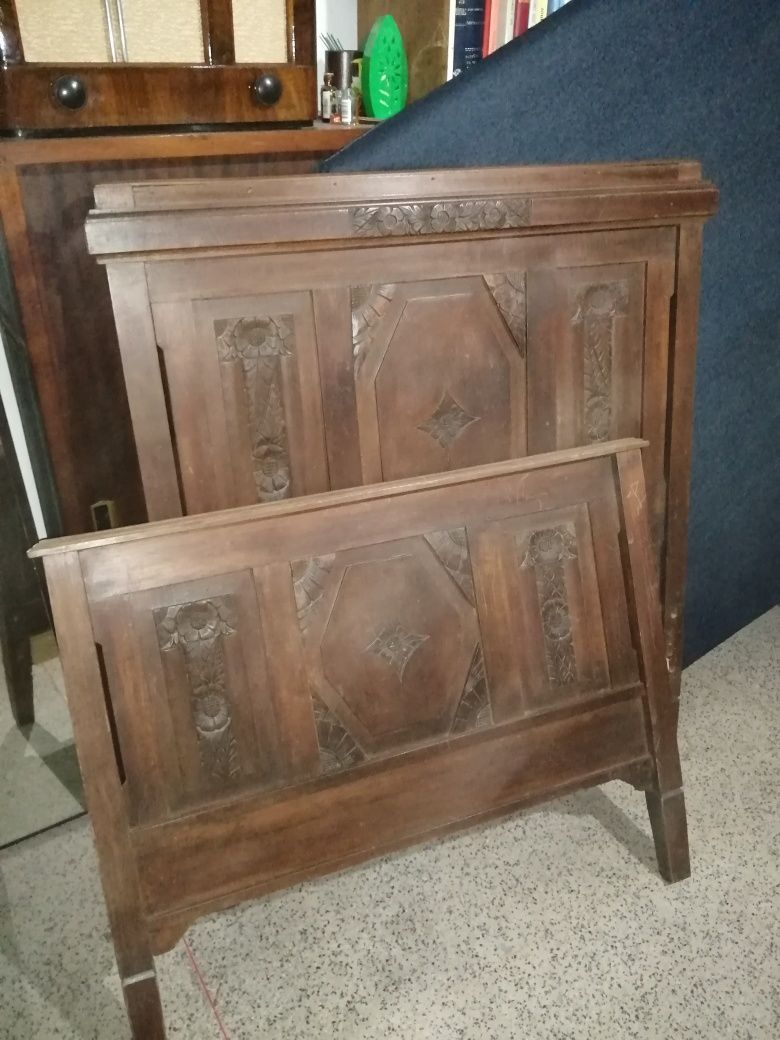 Cama art nova solteiro