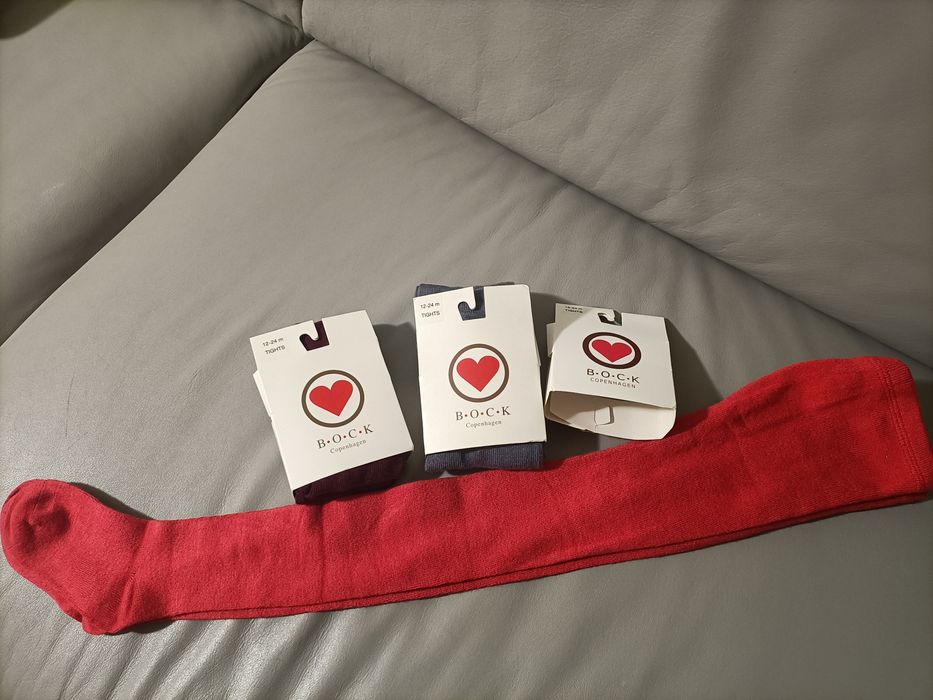 Лот теплих колгот BOCK  на дівчинку 3 - 4 років.