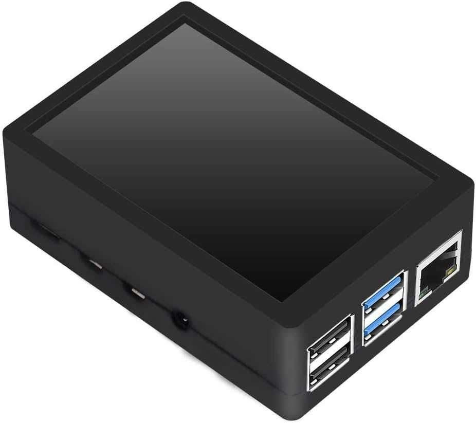 Jun-Saxifragelec Obudowa + dotykowy Wyświetlacz ekran Raspberry Pi 4