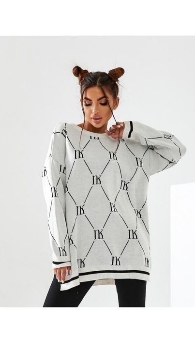 Светр_туніка  вовняний в стилі оверсайз туреччина