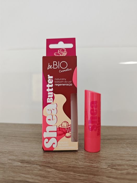 beBIO Masło Shea Naturalny balsam do ust be Bio