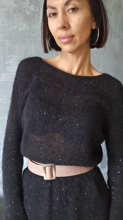 Чорна паутинка з пайєткою!