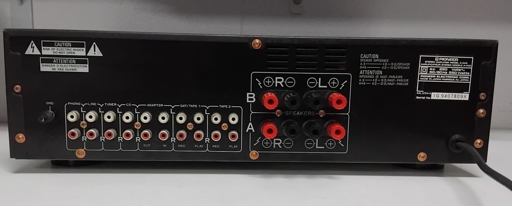 PIONEER amplificador A-443