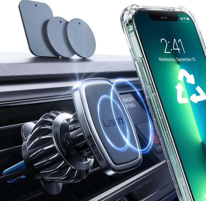LISEN Magnetyczny Samochodowy Uchwyt na Telefon