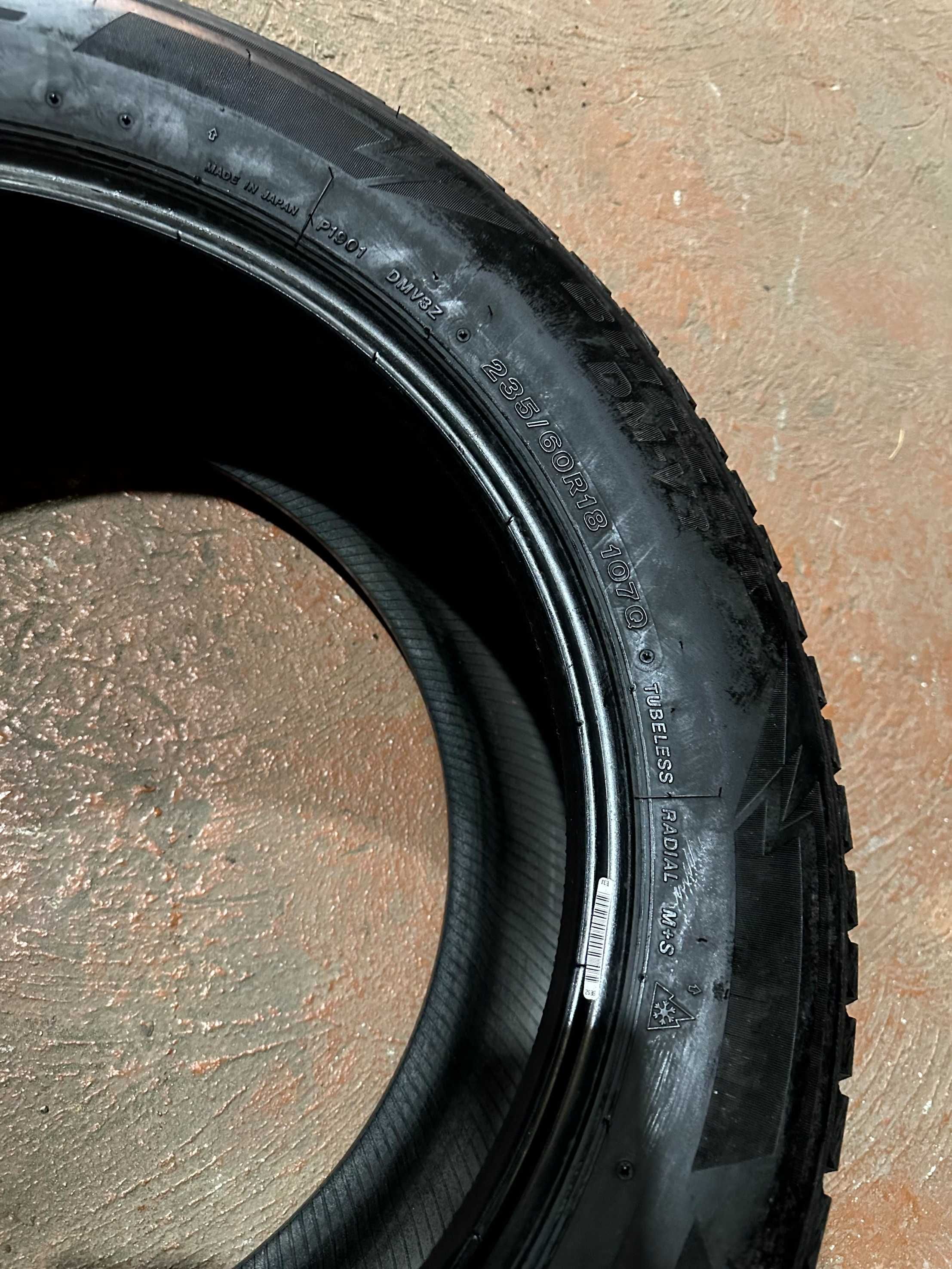 Шины БУ 235 60 R 18 Bridgestone Blizzak DM-V3 Резина зима Япония