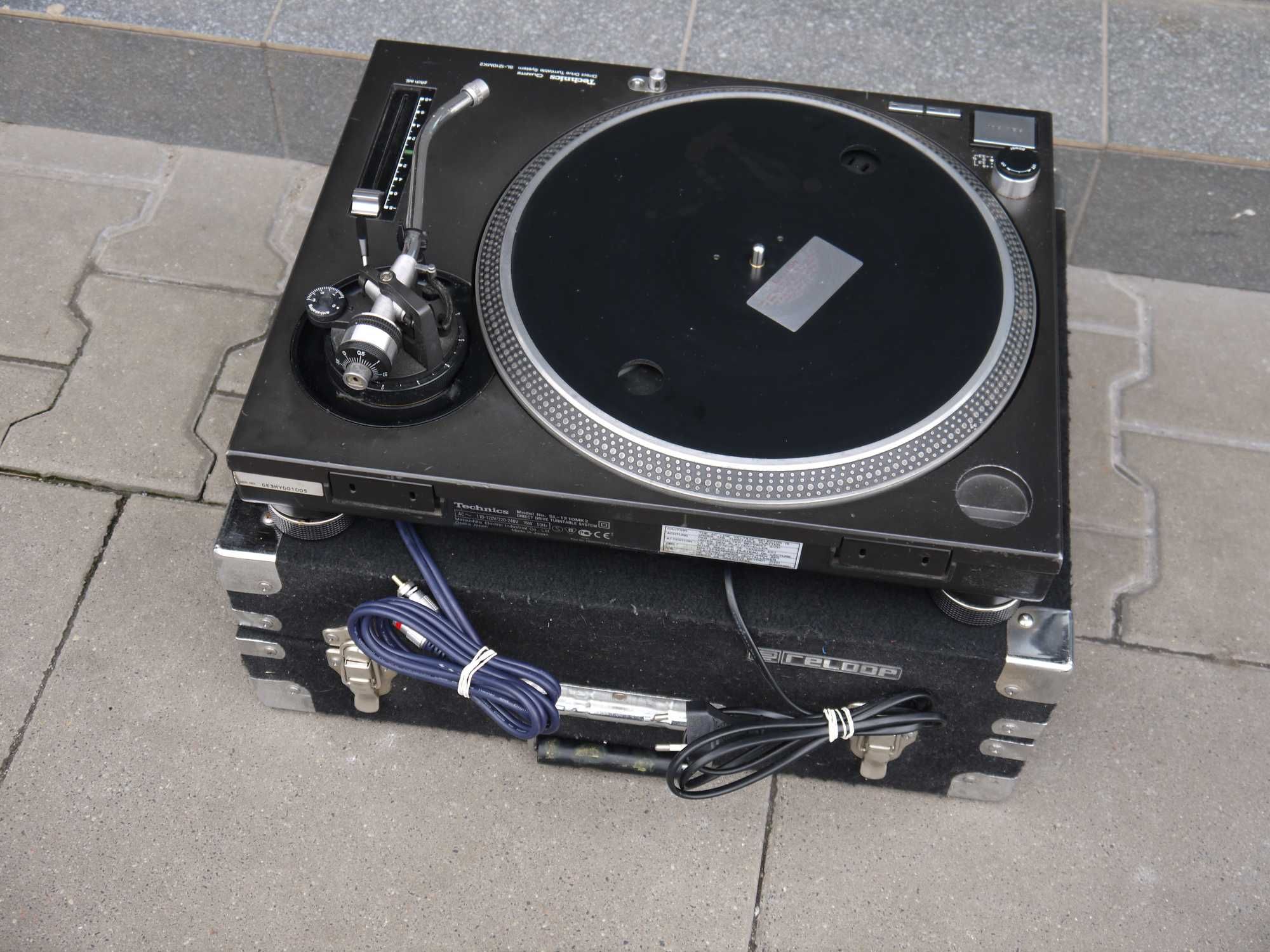 Gramofon Technics SL-1210MK2 + case Reloop black