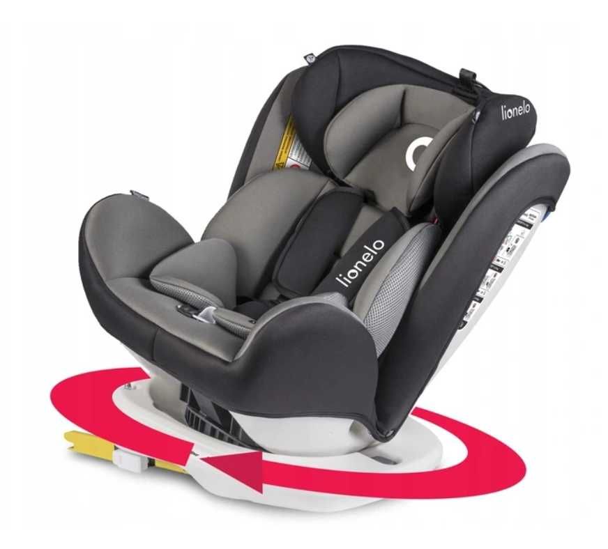 Fotelik Samochodowy LIONELO BASTIAAN 0-36kg Obracany 360° Isofix