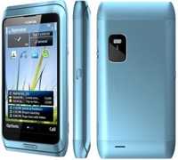Smartfon biznesowy NOKIA E 7 niebieska + zasilacz + instrukcja obsługi