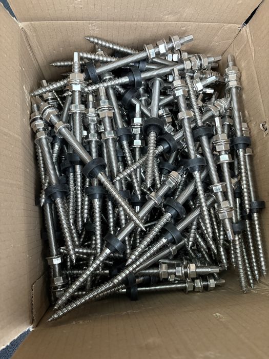 Гвин шуруп, винт шуруп 10X200 нержавіюча сталь для сонячних кранштейн