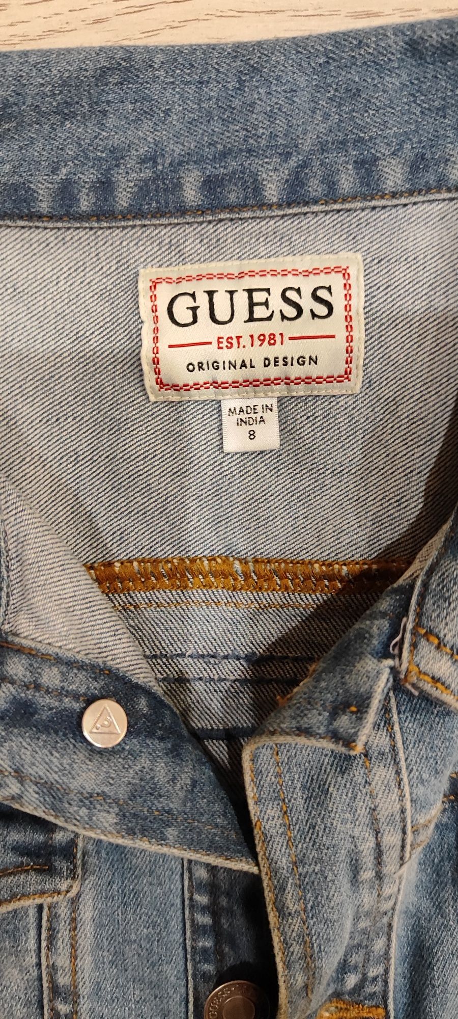 Дитяча джинсова куртка Guess 128-140