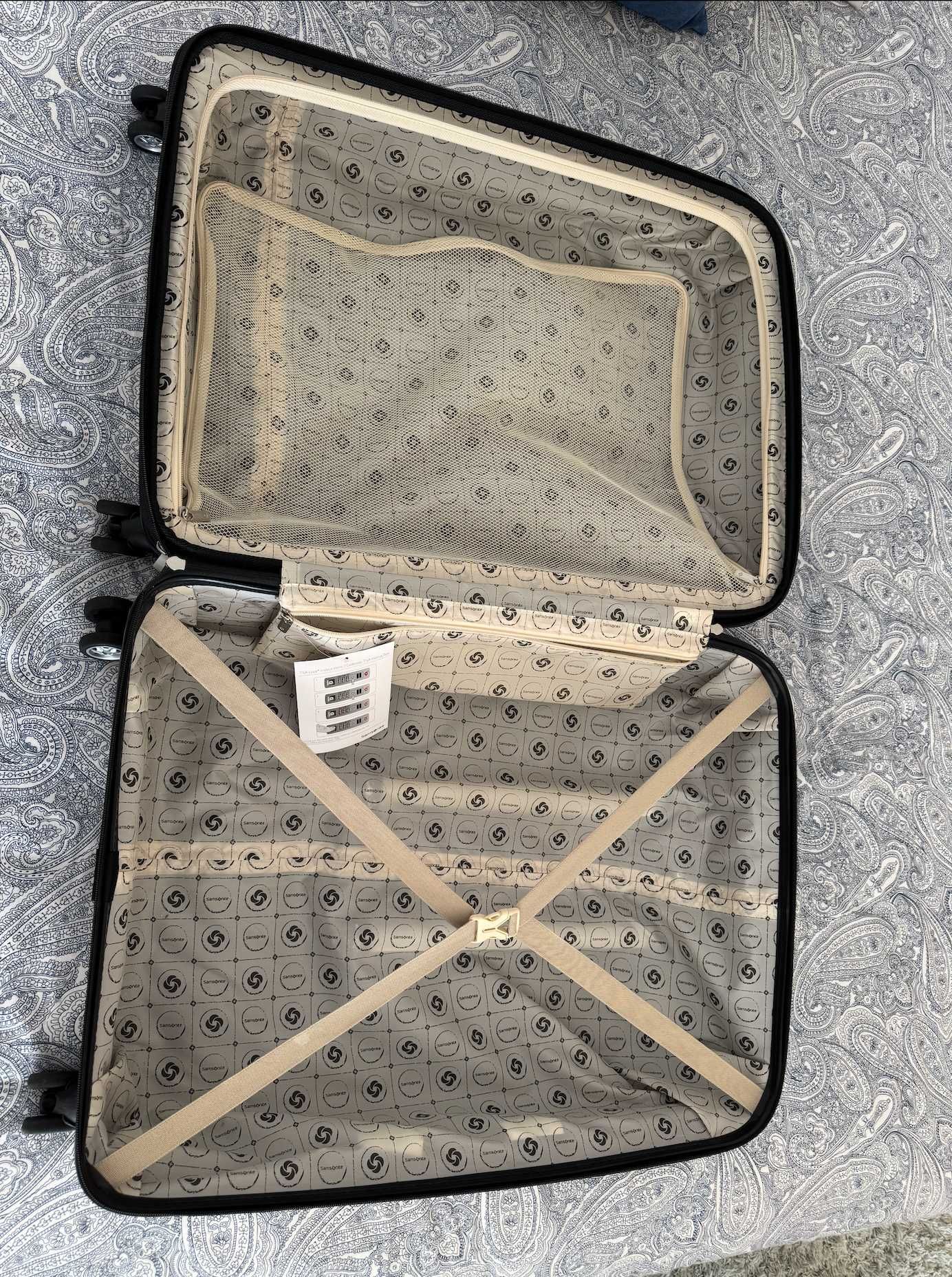 Mala de Viagem Samsonite Spin Air cor Preta - Grande